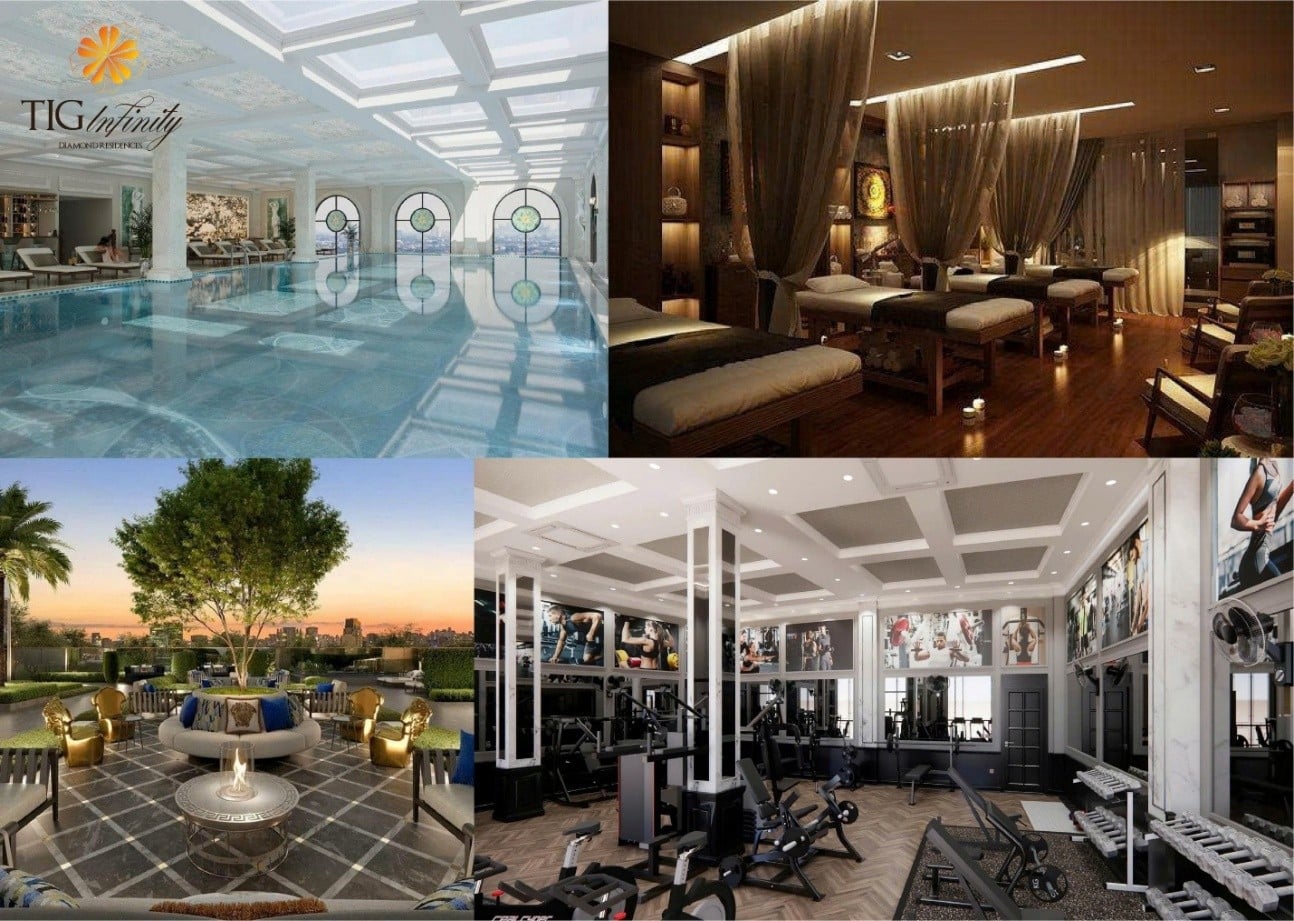 TIG Infinity được đầu tư bài bản về tiện ích và dịch vụ