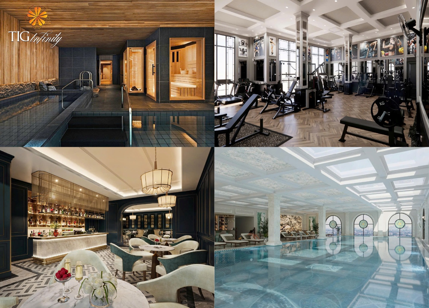 Hệ tiện ích đồng bộ tại TIG Infinity góp phần nâng cao trải nghiệm sống của cư dân.